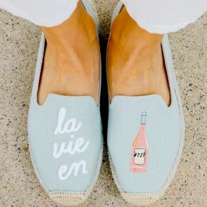 Soludos La Vie en Rose Smoking Slipper 8.5